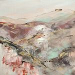 Echoes of Summer mixed media landscape artwork by Kent artist Nikki Griffith